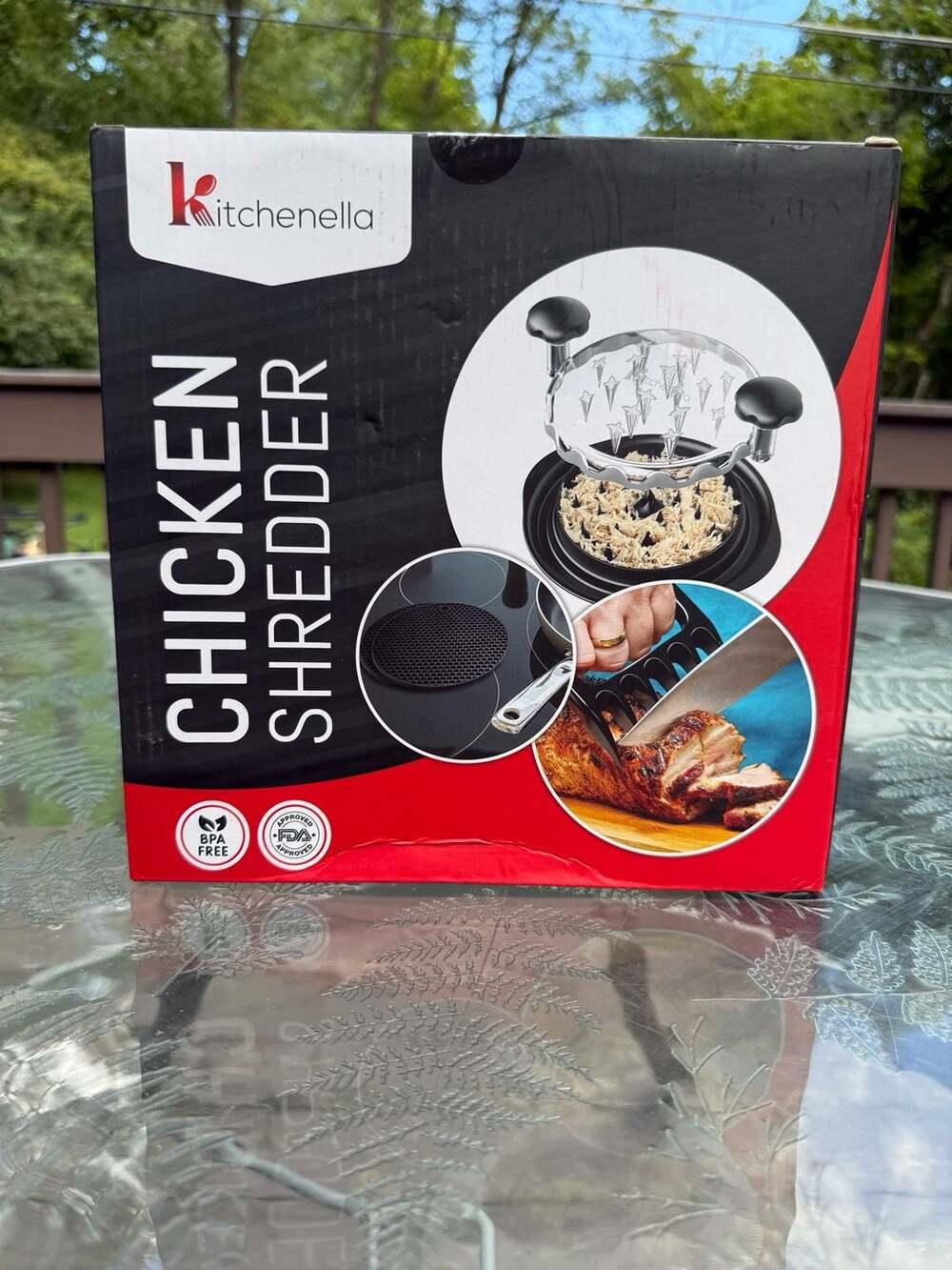 Chicken Shredder, Meat Shredder Tool with Clear Transparent lid